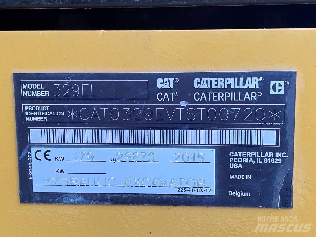 CAT 329 EL Paletli ekskavatörler