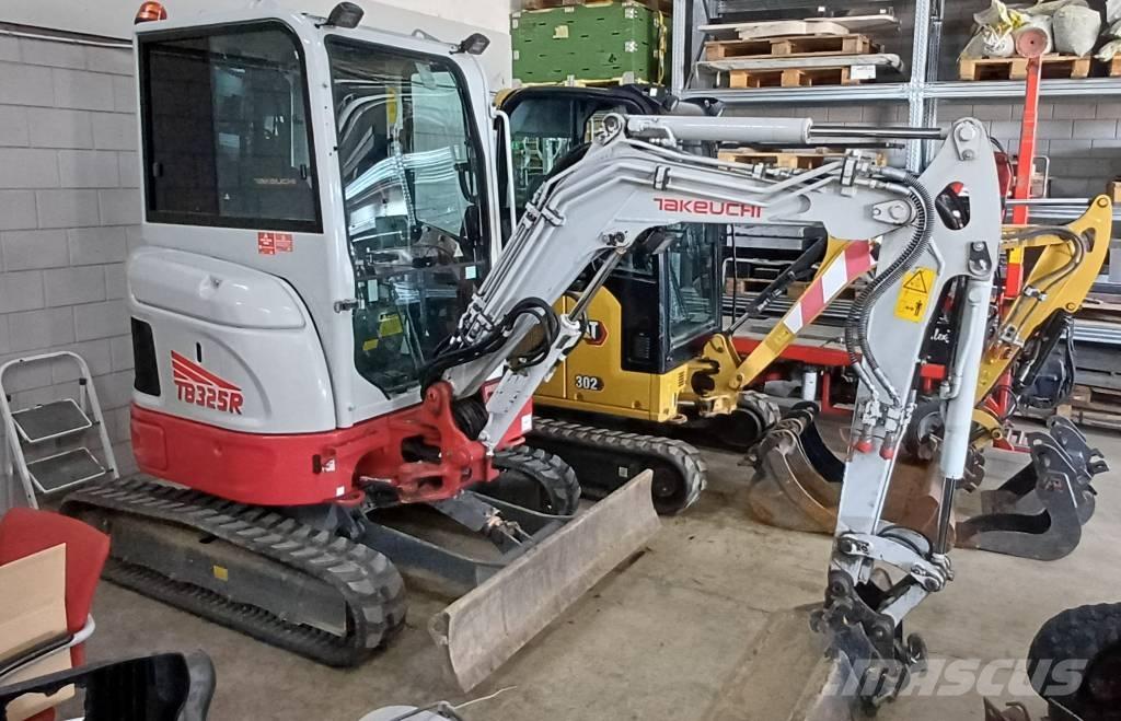 Takeuchi TB 325 R Mini ekskavatörler, 7 tona dek