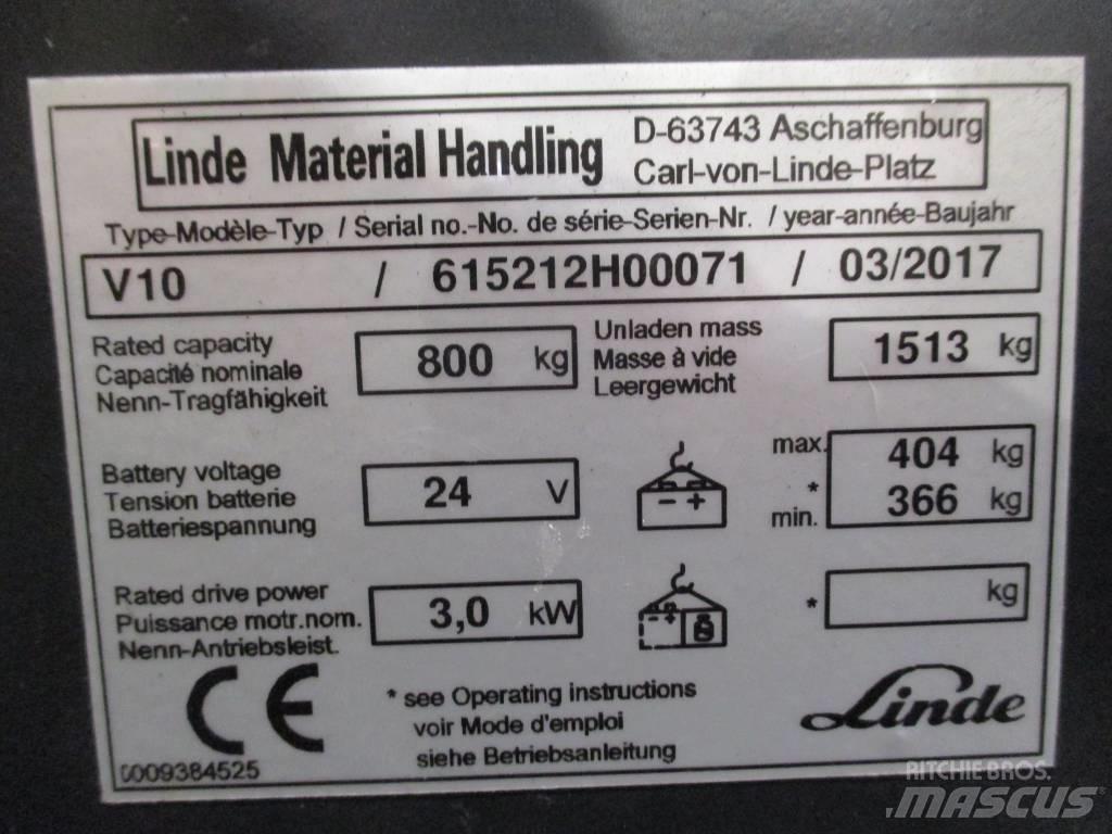 Linde V 10 Yüksek seviye siparis toplayici