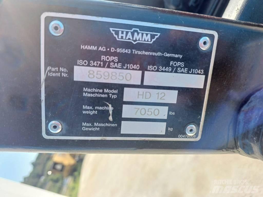 Hamm HD 12 Çift tamburlu silindirler