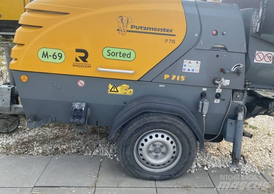 Putzmeister P 715 TD Beton pompaları