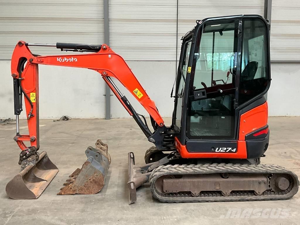 Kubota U 27-4 Mini ekskavatörler, 7 tona dek