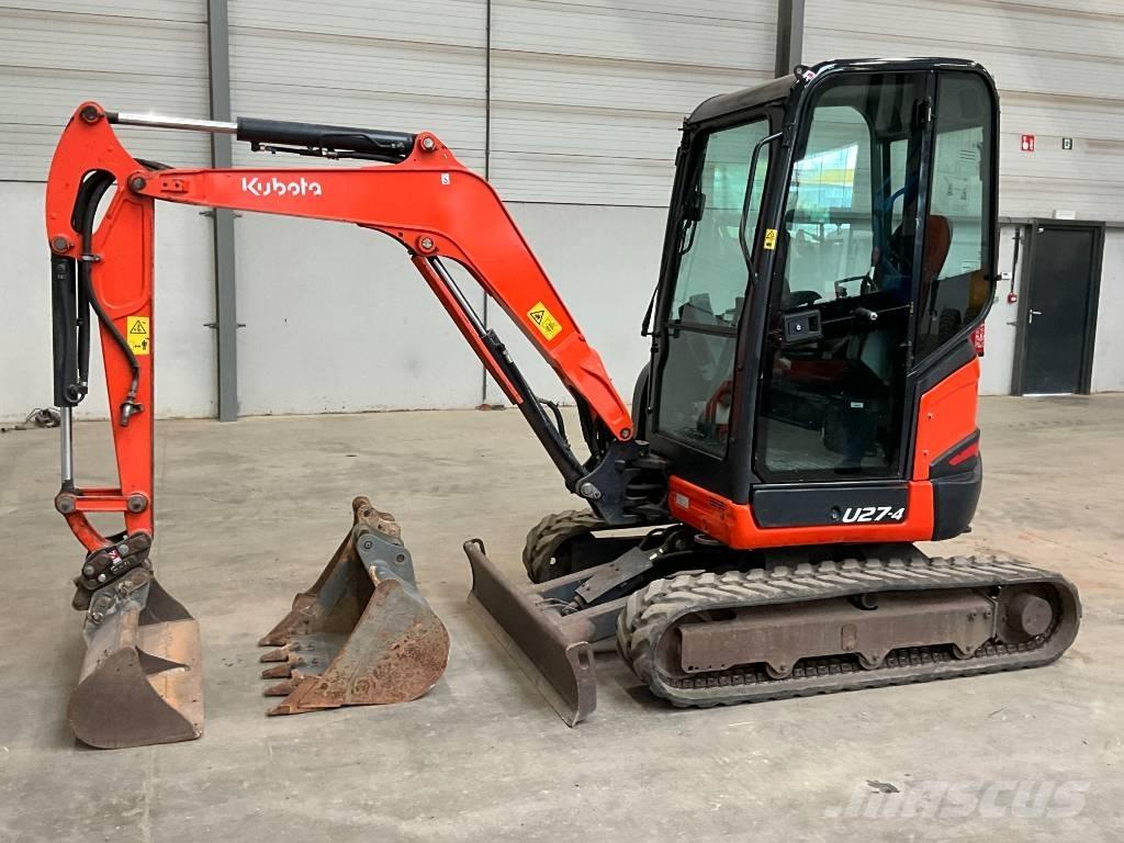 Kubota U 27-4 Mini ekskavatörler, 7 tona dek