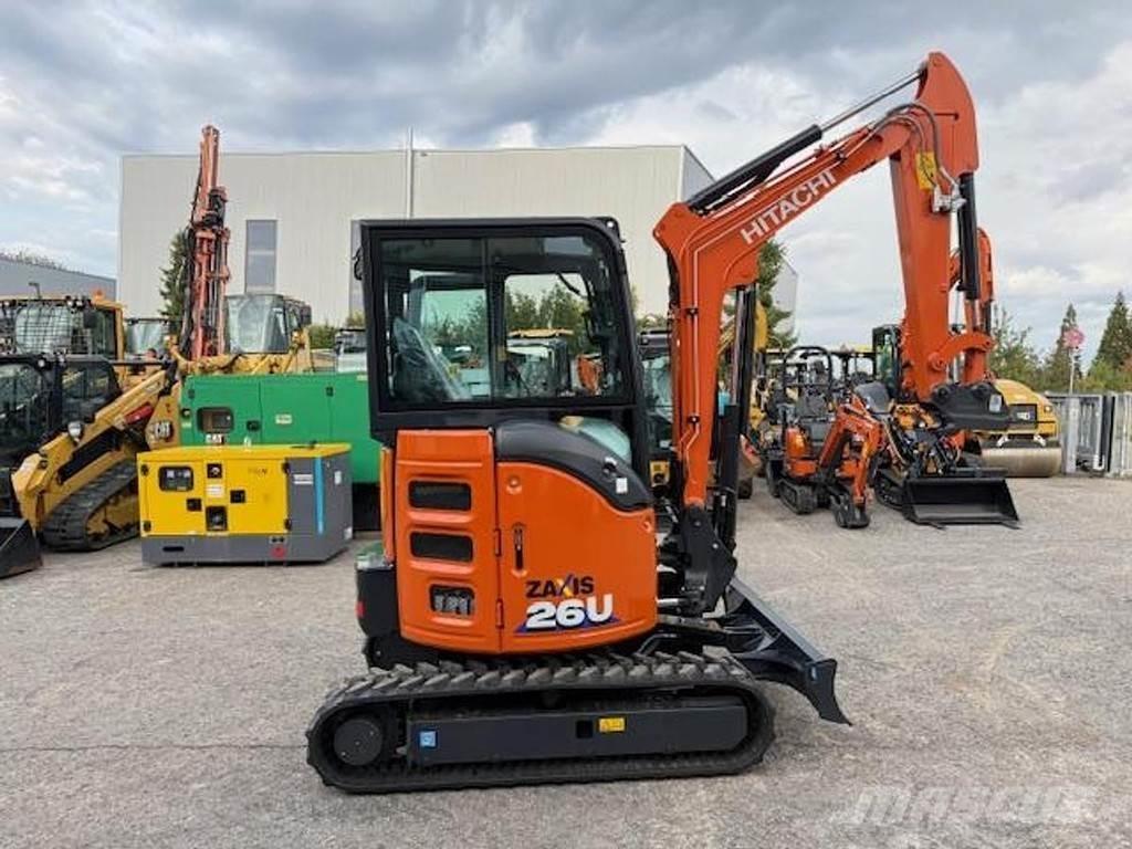 Hitachi ZX26 U-6 Mini ekskavatörler, 7 tona dek