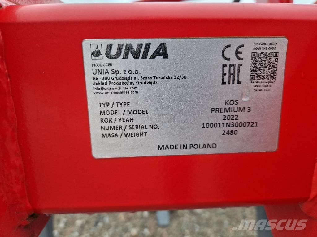 Unia KOS Premium 3 Kültivatörler