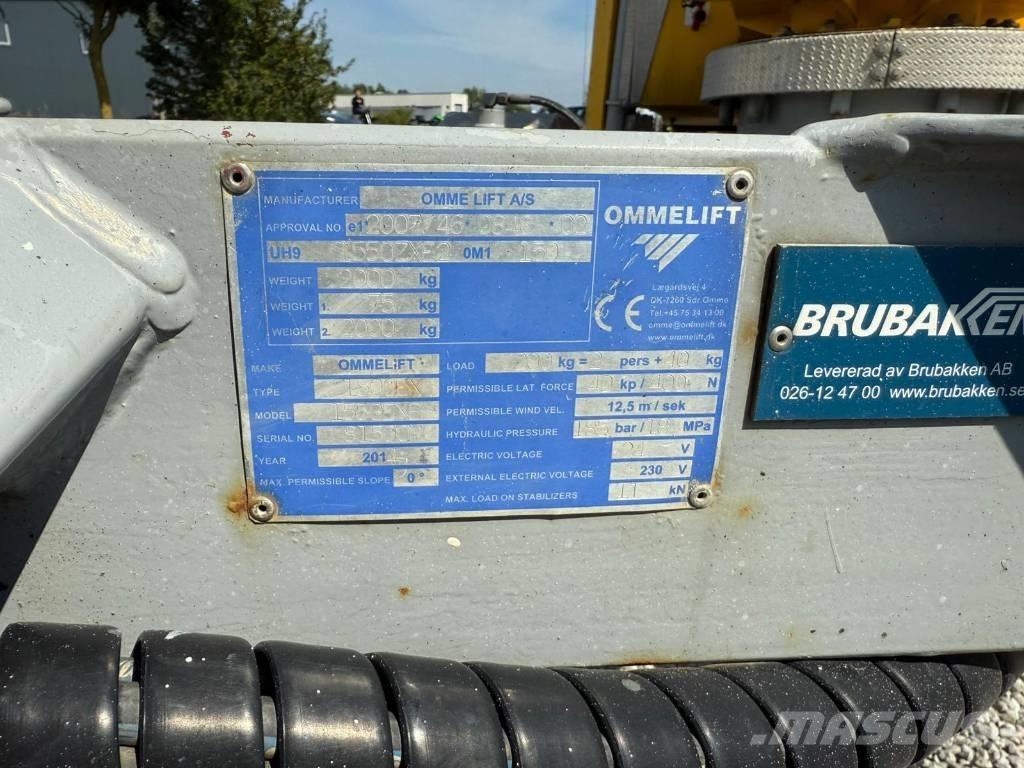 Omme 1550EXB Tekerlekli platformlar