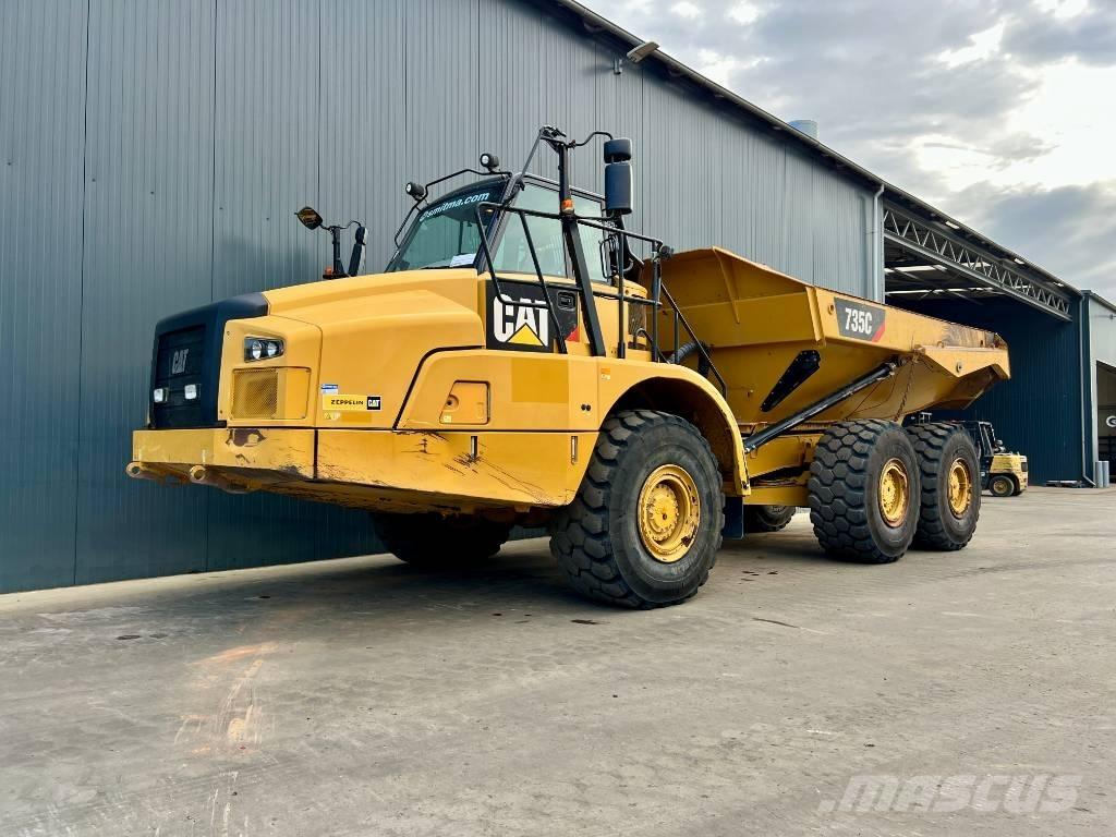 CAT 735C Belden kirma kaya kamyonu