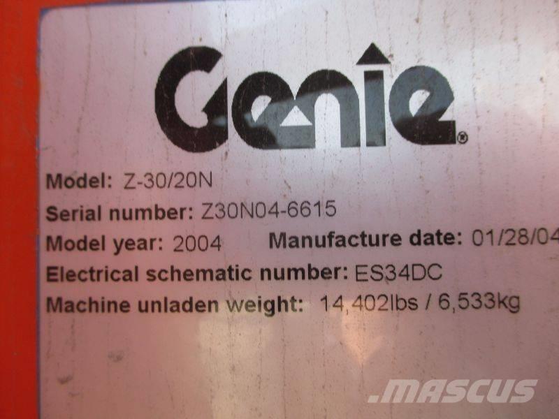 Genie Z 30/20 N Körüklü personel platformları