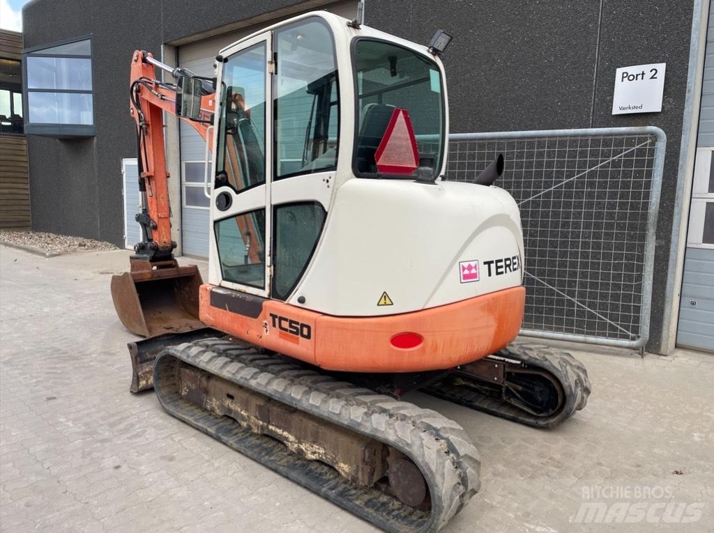Terex TC50 Mini ekskavatörler, 7 tona dek