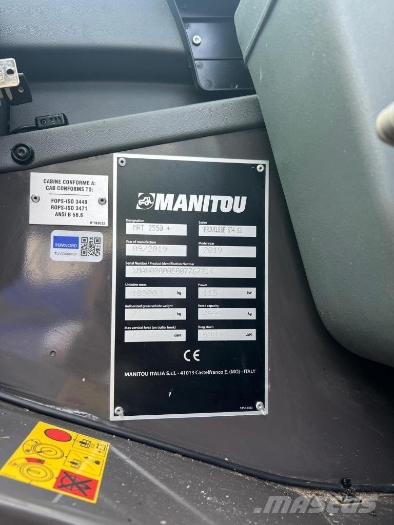 Manitou MRT 2550 Teleskopik yükleyiciler