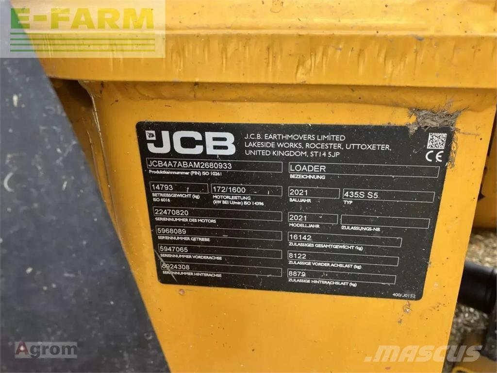 JCB 435 s agri Mini ekskavatörler, 7 tona dek