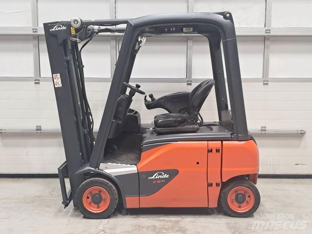 Linde E16P-02 Elektrikli forkliftler