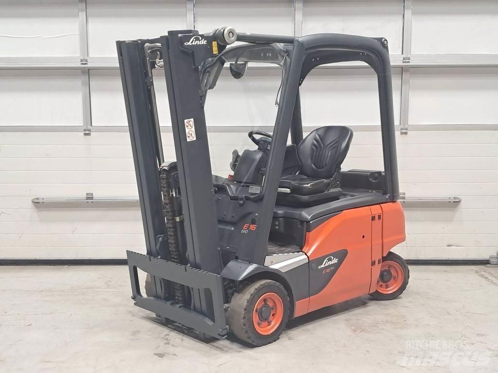Linde E16P-02 Elektrikli forkliftler