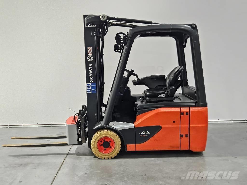 Linde E16 Elektrikli forkliftler