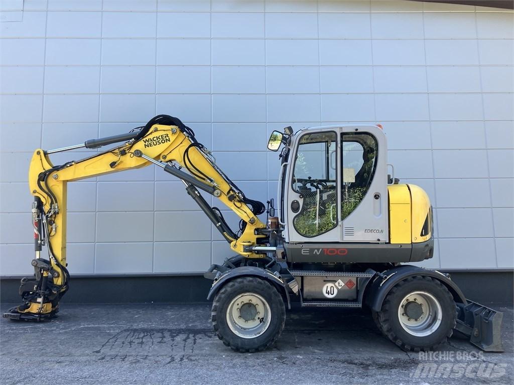 Wacker Neuson EW 100 Lastik tekerli ekskavatörler