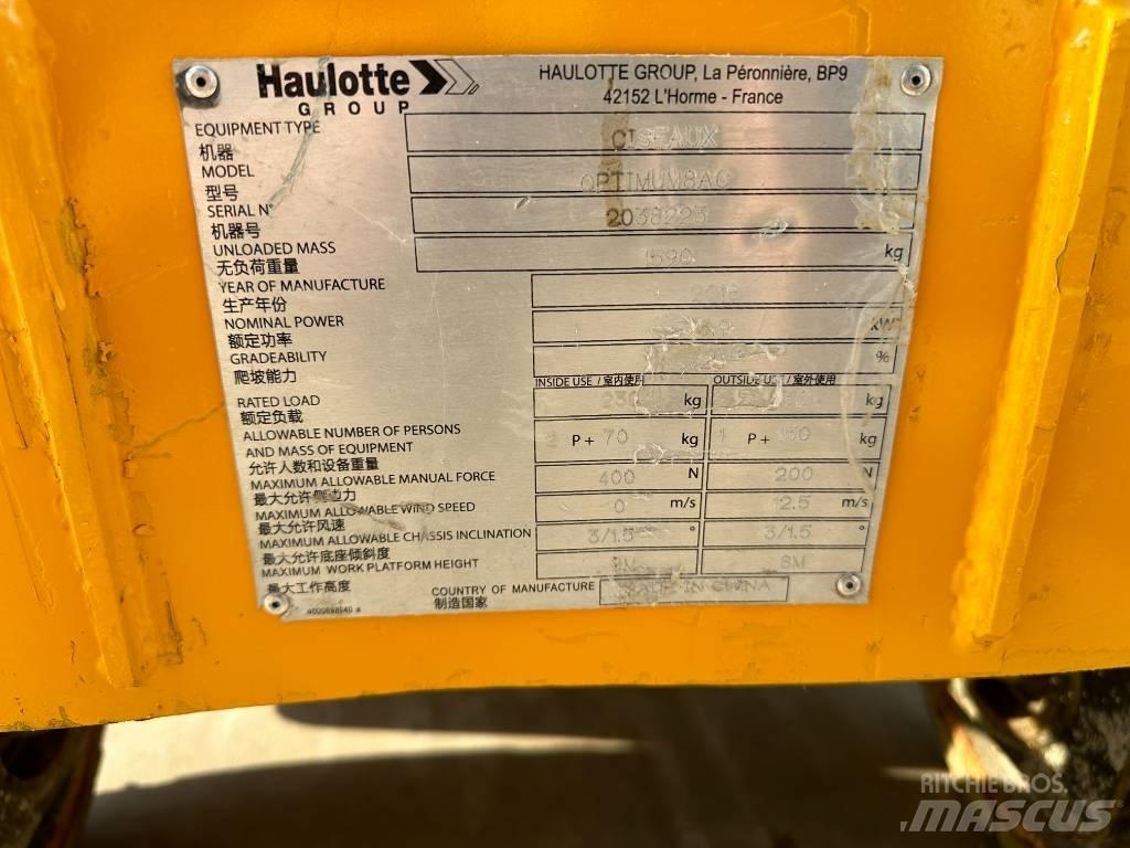 Haulotte OPTIMUM 8 Makasli platformlar