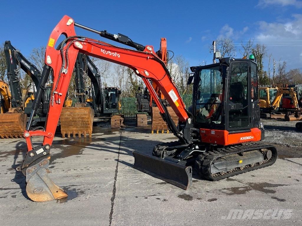 Kubota KX 060-5 Mini ekskavatörler, 7 tona dek