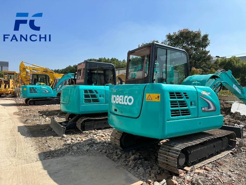 Kobelco SK 60 SR Mini ekskavatörler, 7 tona dek