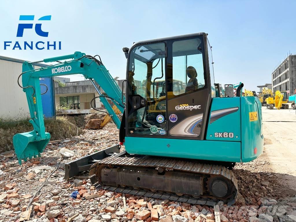 Kobelco SK 60 SR Mini ekskavatörler, 7 tona dek