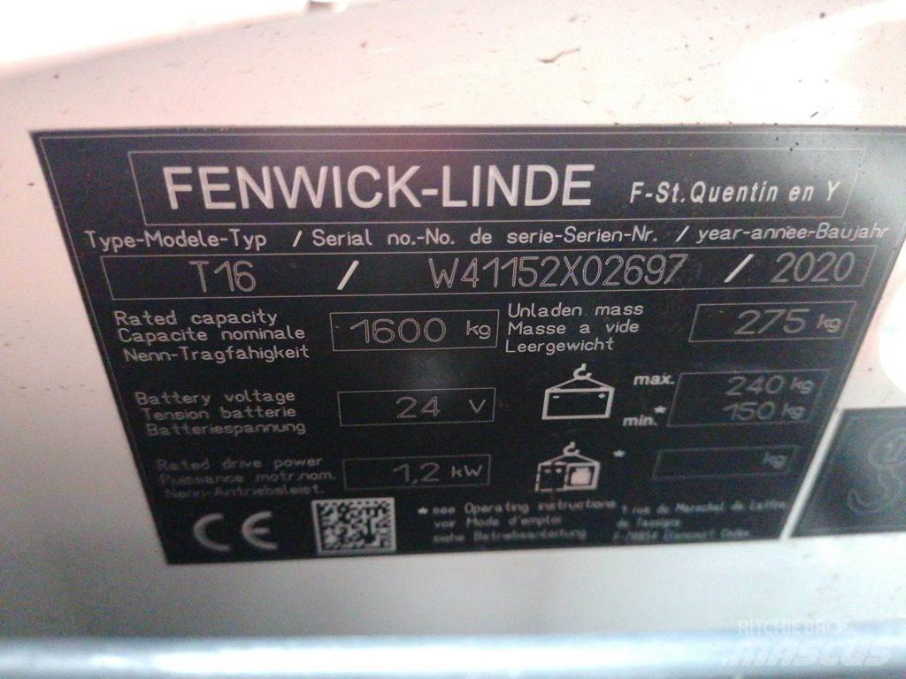 Linde T16 Düsük seviye kaldirici