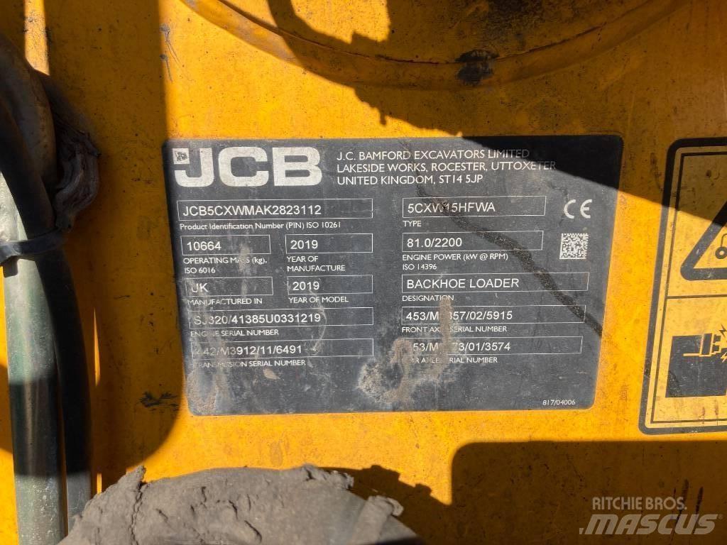 JCB 5 CX Wastemaster Kazıcı yükleyiciler - beko loder