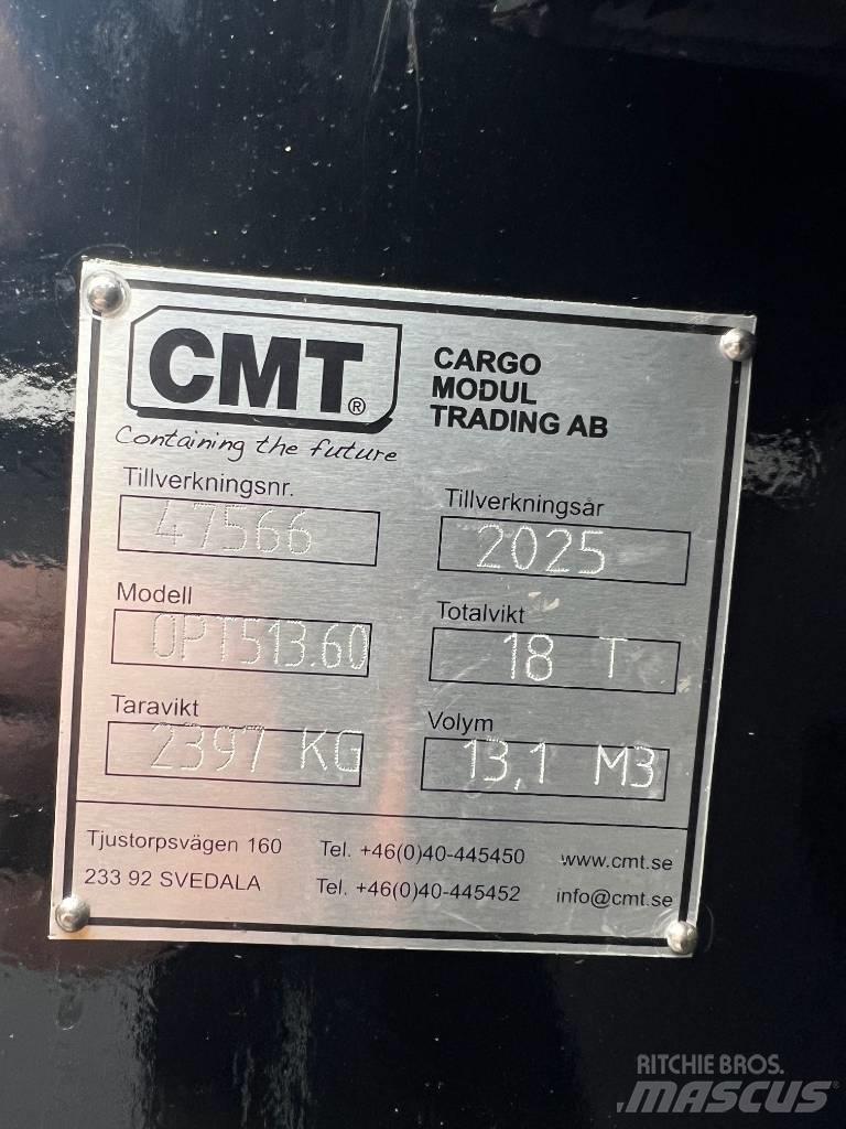 CMT Schaktflak 13m3 Sökülebilir parçalar