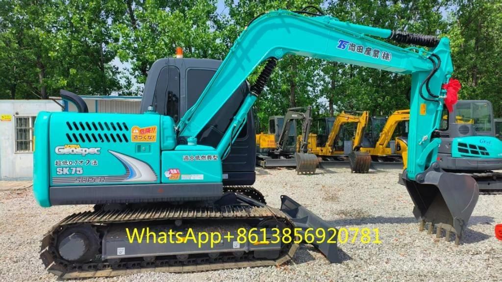 Kobelco SK 75 Mini ekskavatörler, 7 tona dek