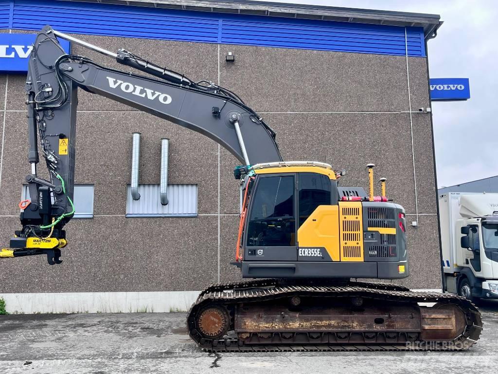 Volvo ECR 355 E Paletli ekskavatörler