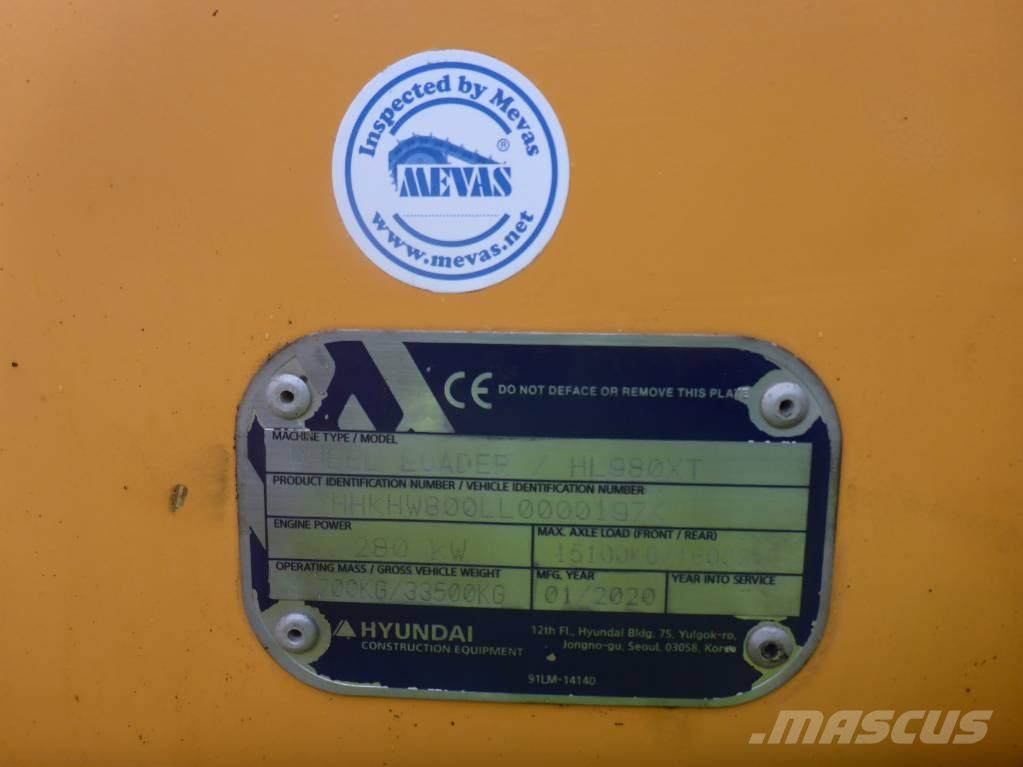 Hyundai HL980XT Tekerlekli yükleyiciler
