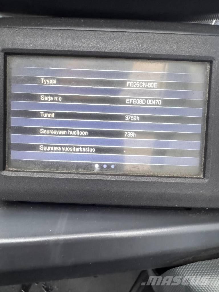 Mitsubishi FB 25 CN Elektrikli forkliftler