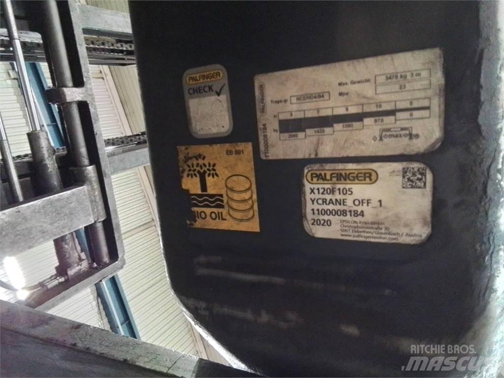 Palfinger X120f105 Tomruk vinçleri