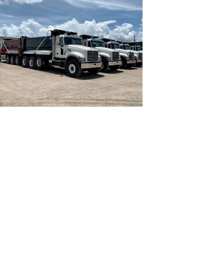 Mack Tri Axle Dump Damperli kamyonlar