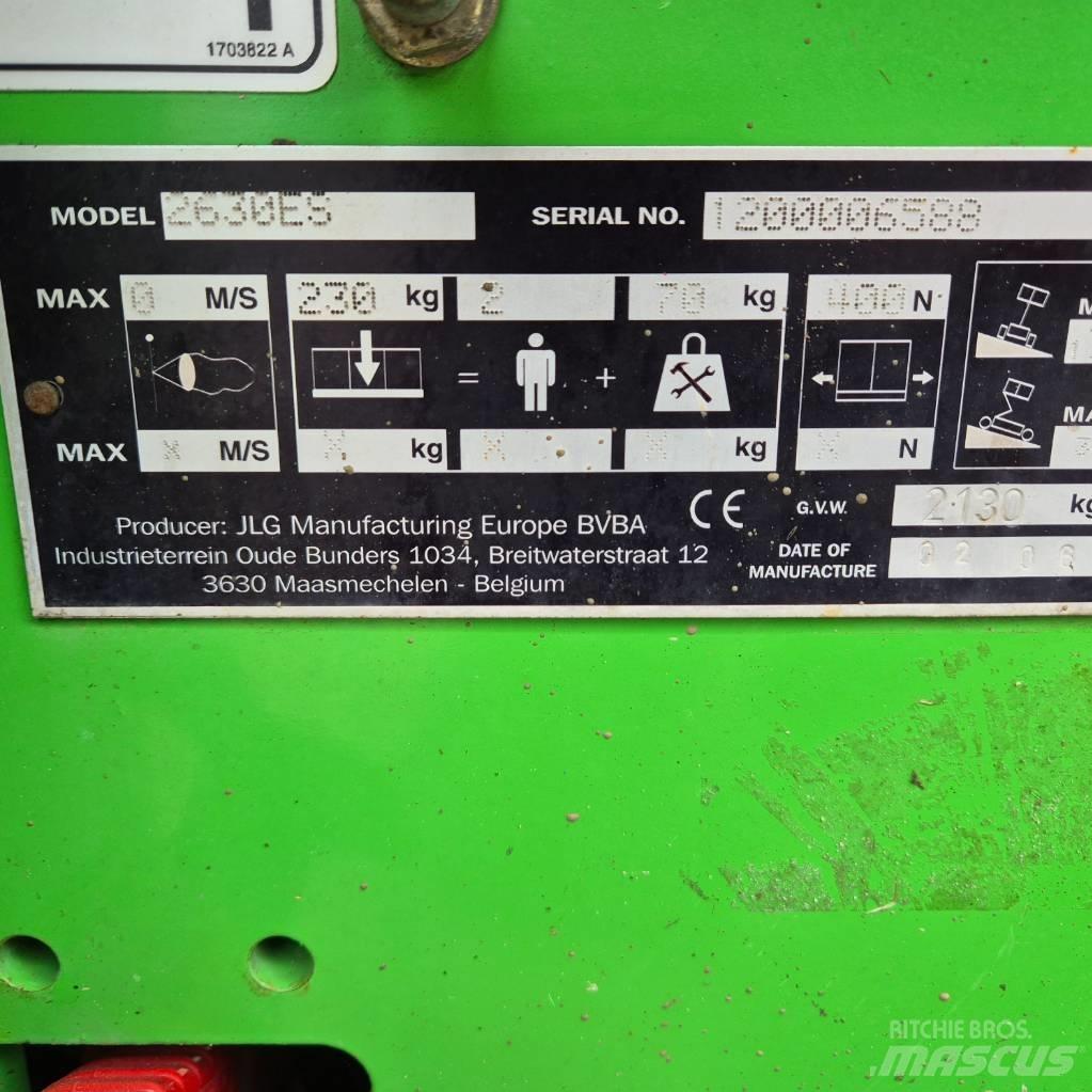 JLG 2630 ES Makasli platformlar