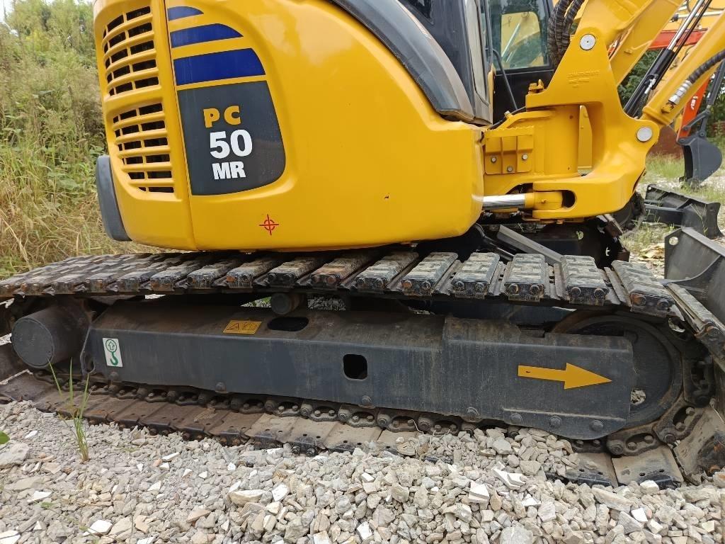 Komatsu PC 50 MR Mini ekskavatörler, 7 tona dek