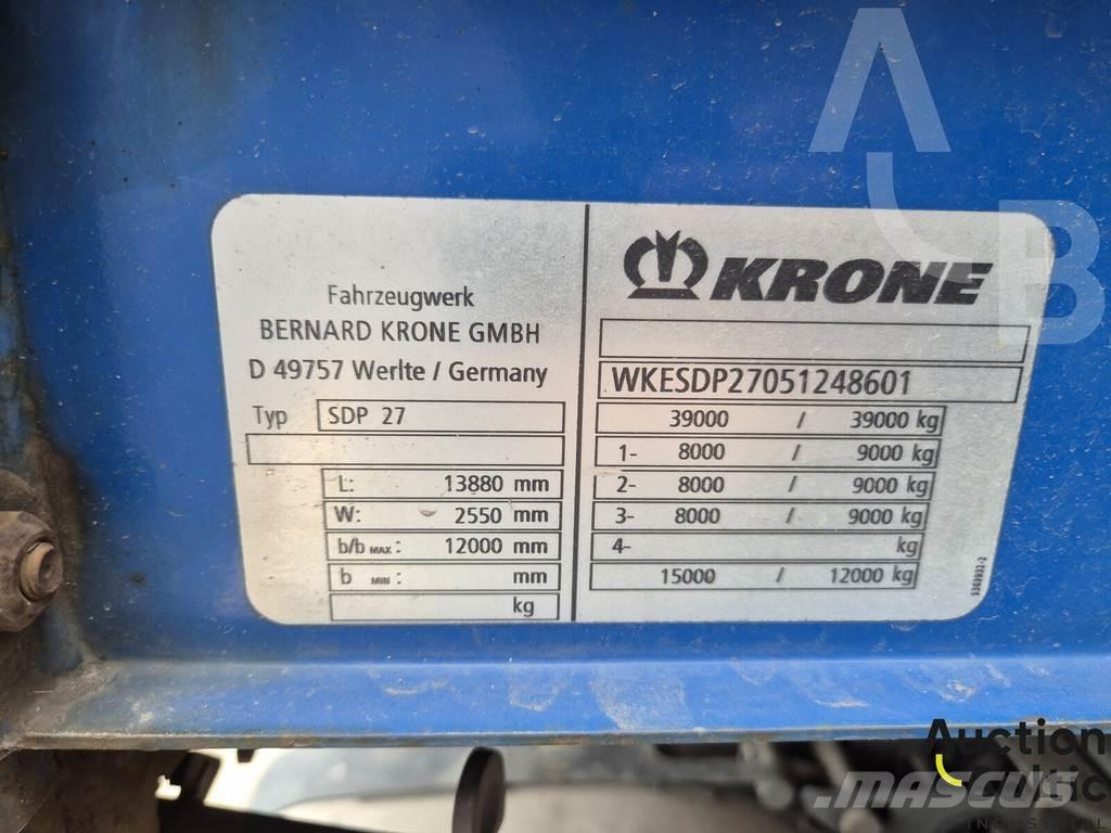 Krone SDP 27 Perdeli yari çekiciler