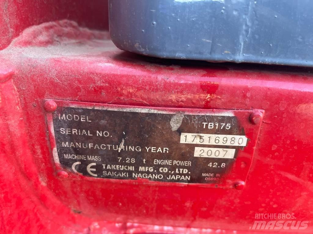 Takeuchi TB 175 Midi ekskavatörler 7 - 12 t