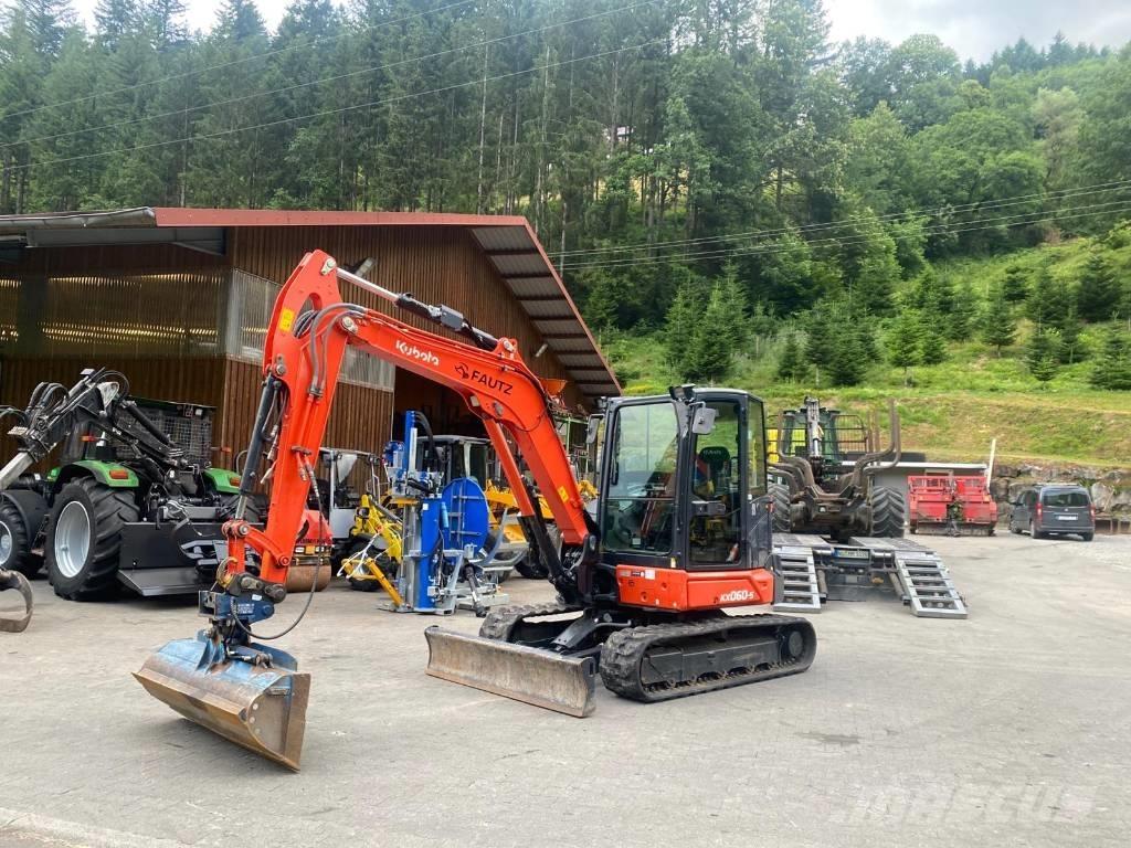 Kubota KX 060-5 Mini ekskavatörler, 7 tona dek