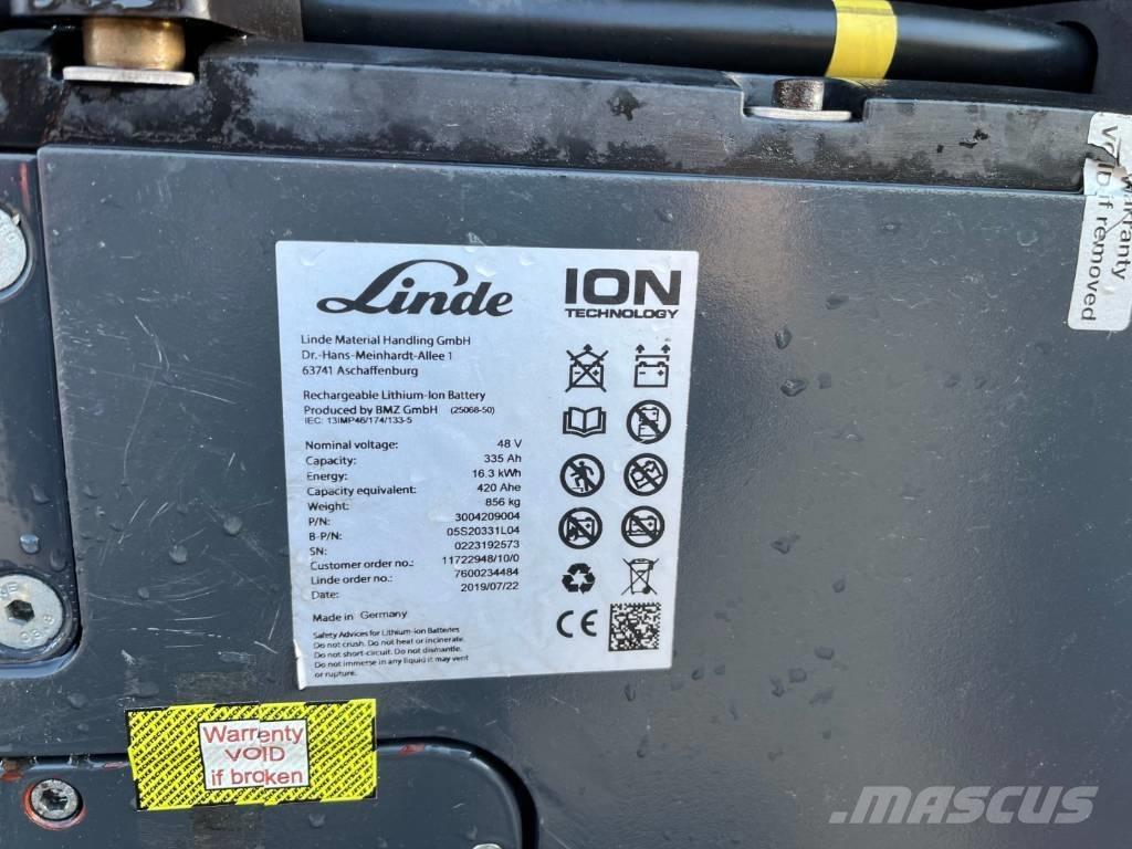Linde E 16 P Li-ION Elektrikli forkliftler