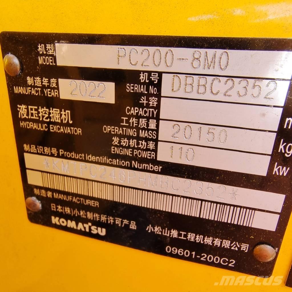Komatsu PC 200 Paletli ekskavatörler