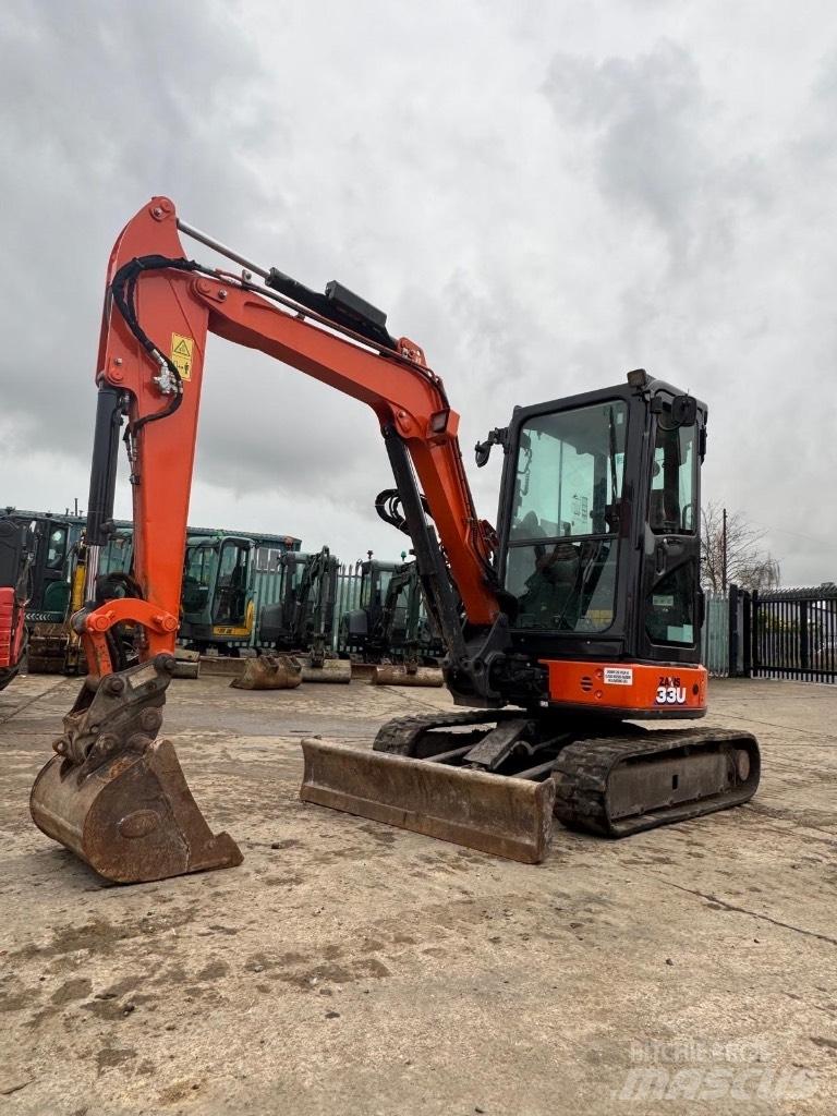 Hitachi ZX 33 U-6 Mini ekskavatörler, 7 tona dek