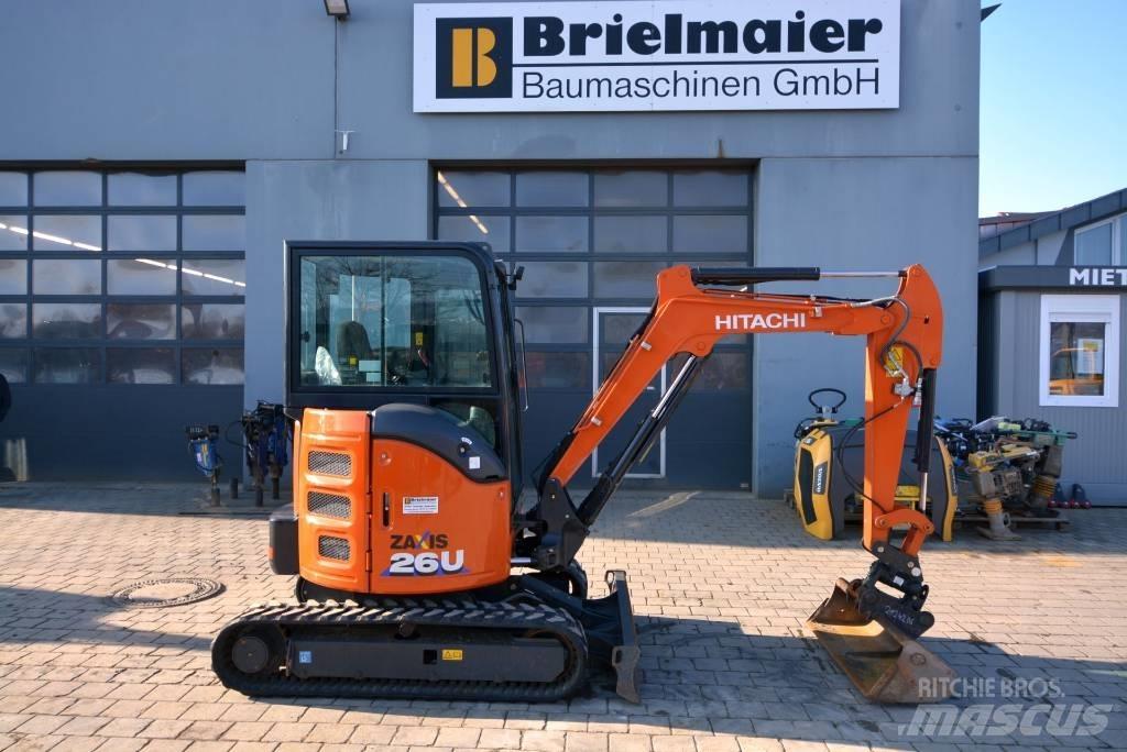 Hitachi ZX 26 U-6 Mini ekskavatörler, 7 tona dek