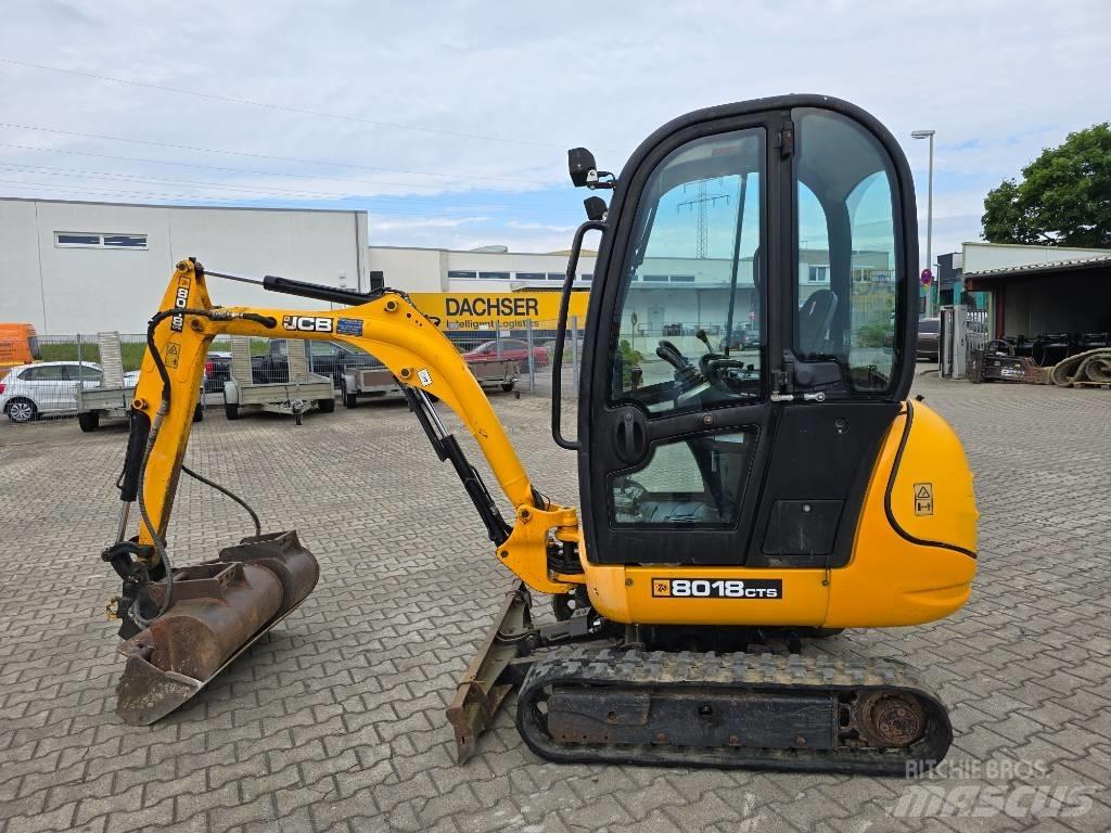 JCB 8018 CTS Mini ekskavatörler, 7 tona dek