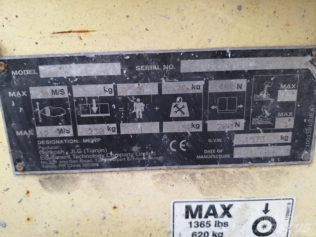 JLG 6 RS Makasli platformlar