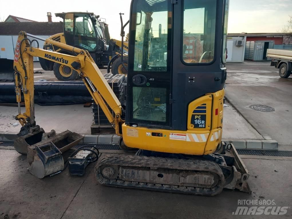 Komatsu PC 16 R-3HS Mini ekskavatörler, 7 tona dek