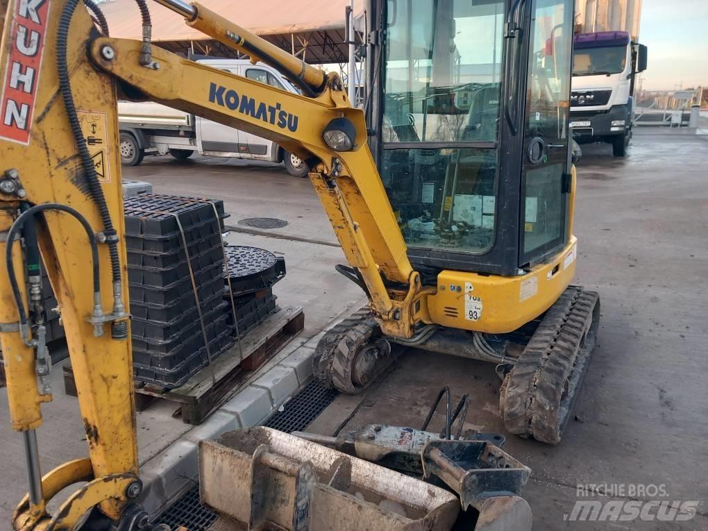 Komatsu PC 16 R-3HS Mini ekskavatörler, 7 tona dek