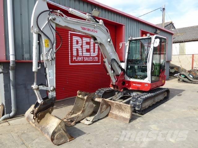 Takeuchi TB 260 Mini ekskavatörler, 7 tona dek