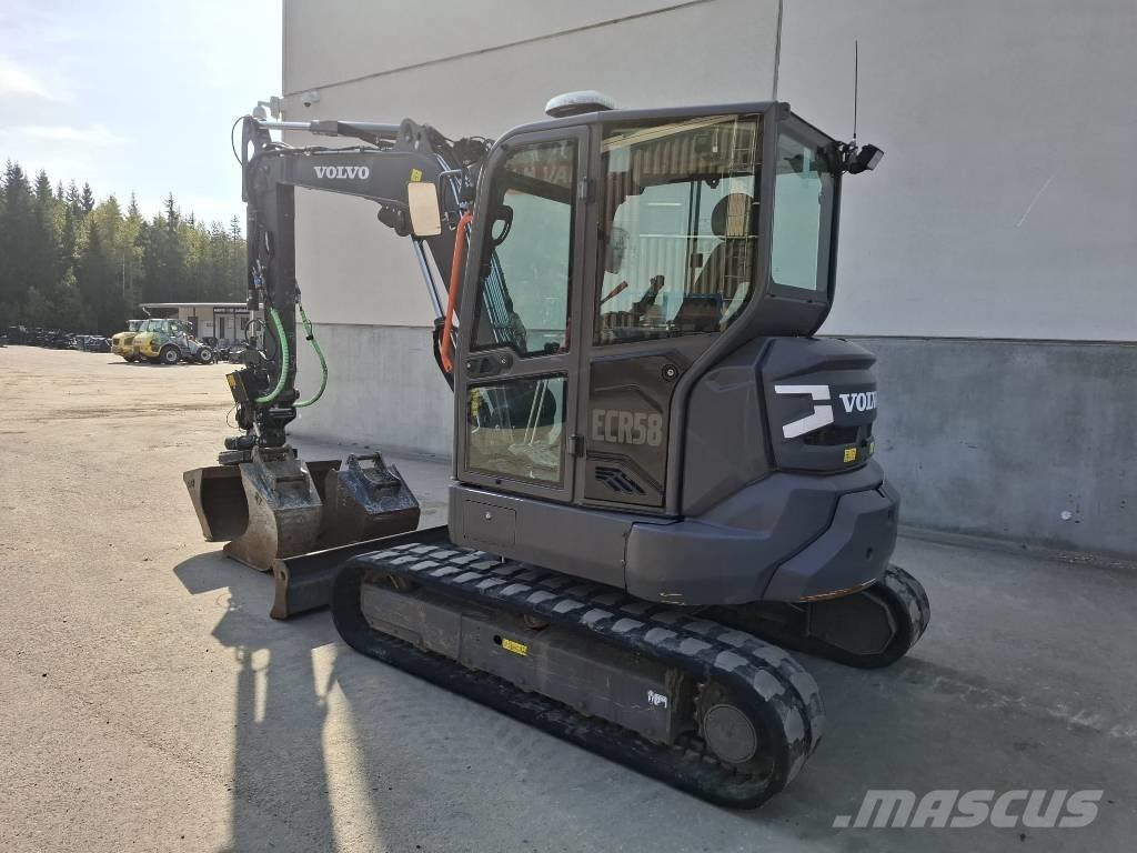 Volvo ECR 58 F Mini ekskavatörler, 7 tona dek