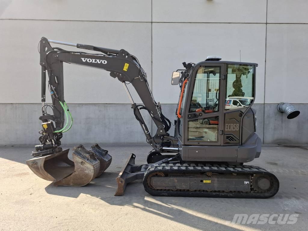 Volvo ECR 58 F Mini ekskavatörler, 7 tona dek