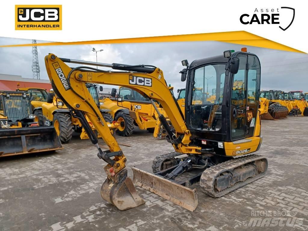 JCB 8026 CTS Mini ekskavatörler, 7 tona dek