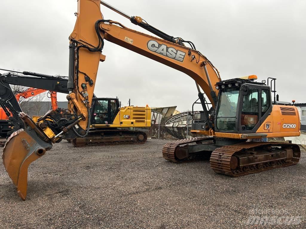 CASE CX 210 D Paletli ekskavatörler